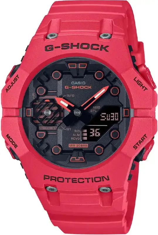 Часы Casio GA-B001-4AER G-Shock. Красный