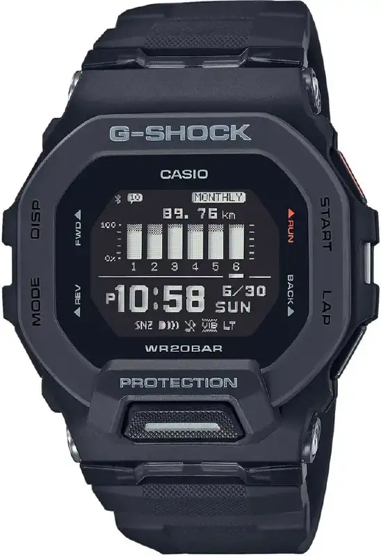 Часы Casio GBD-200-1ER G-Shock. Черный