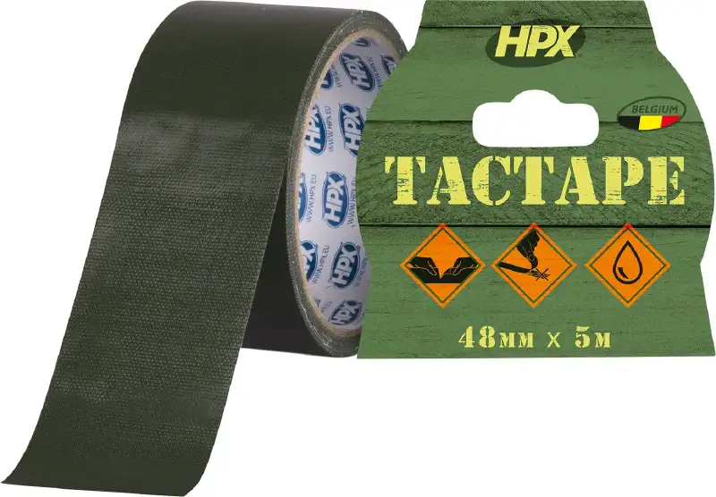 Клейкая лента HPX Tactape 48мм 5м Олива