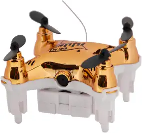 Квадрокоптер ZIPP Toys с камерой "Малыш Зиппи" с дополнительным аккумулятором. Цвет - золотой