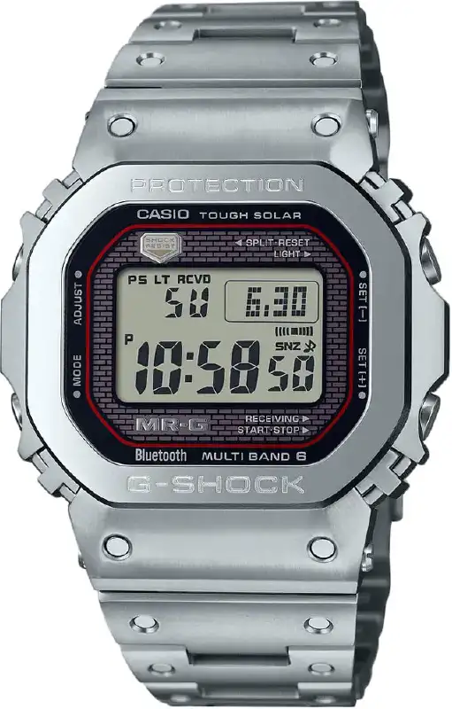 Часы Casio MRG-B5000D-1DR G-Shock. Серебристый