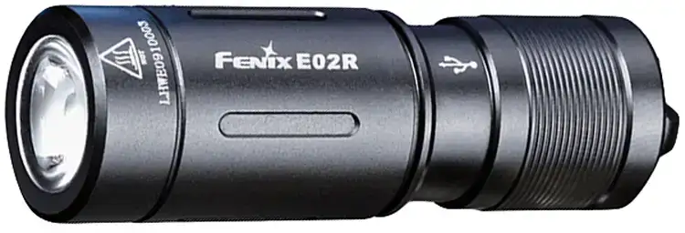 Фонарь Fenix E02R ц:black