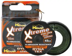 Поводковый материал Trabucco K-Karp DT Xtreme Stiff 16m 45lb ц:camo