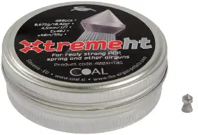 Пули пневматические Coal Xtreme HT. Кал. 4.5 мм. Вес - 0.675 г. 400 шт/уп